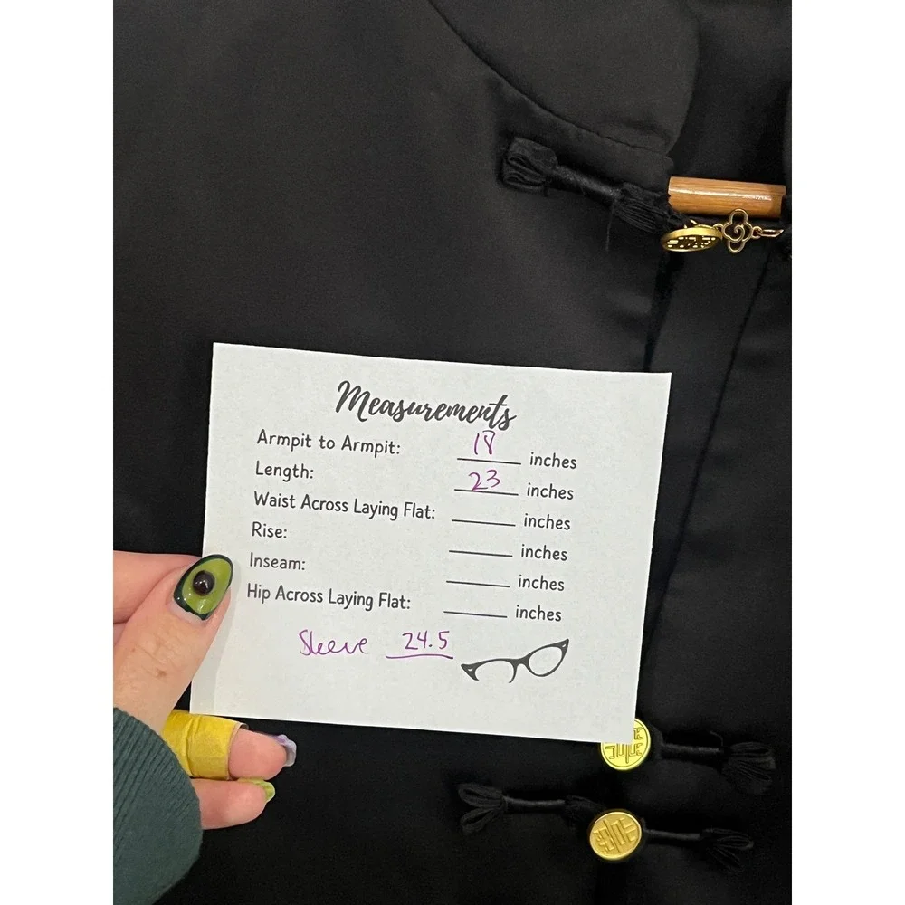 Vintage Y2K Embroidered Moto Jacket Black Silky Cropped 90s Phoenix